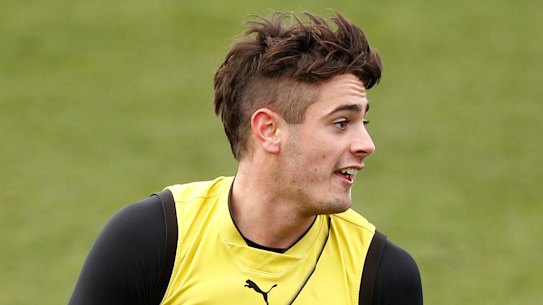 Patrick Naish will make his debut for Richmond on Friday night.