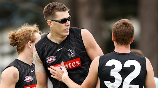 Mason Cox impressed in his push to play in round one.