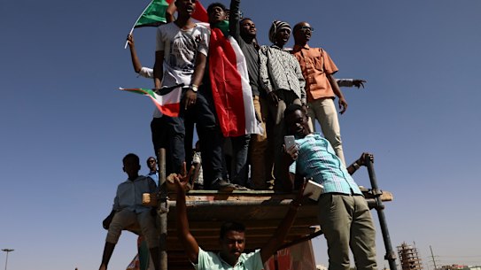 People gather as they celebrate first anniversary of mass protests.