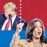 Donald Trump and Kamala Harris.