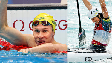 Zac Stubblety-Cook and Jessica Fox won gold for Australia.