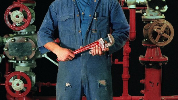 A plumber has been fined after travelling with his apprentice inside a toolbox.