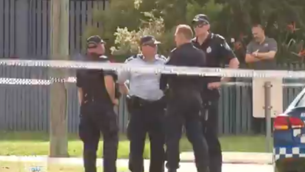 Queensland police shot the man in Oxley following a number of alleged incidents which ended with him running toward an officer with a knife.