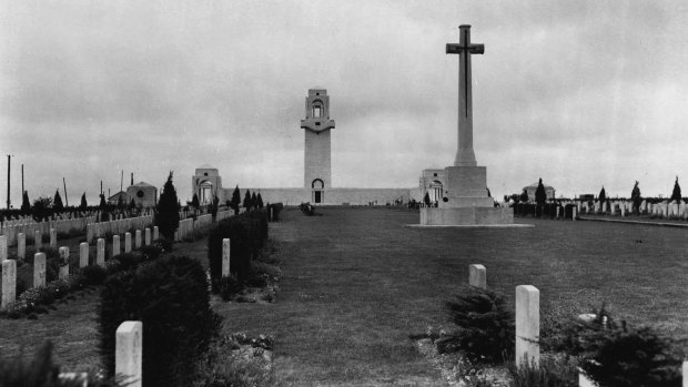 The memorial at Viller-Bretonneux.