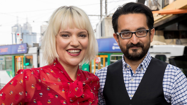Jacinta Parsons and Sami Shah replaced ABC Melbourne's breakfast host, Red Symons.