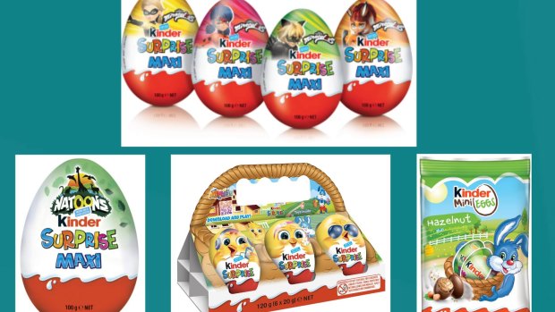 Kinder chocolate Easter eggs are being recalled over fears of salmonella. Photo: Facebook