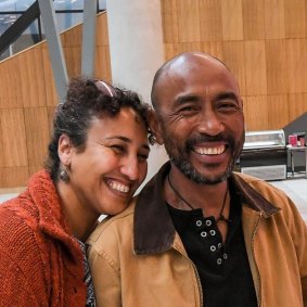 Bernardo Duarte and Natasha L’Aimable at Melbourne Bluesfest.