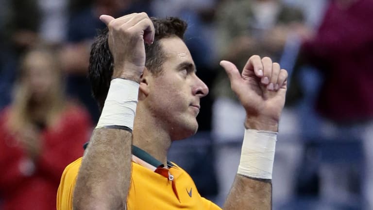 Out: Juan Martin del Potro had a successful 2018 but has been forced to withdraw from the Australian Open.