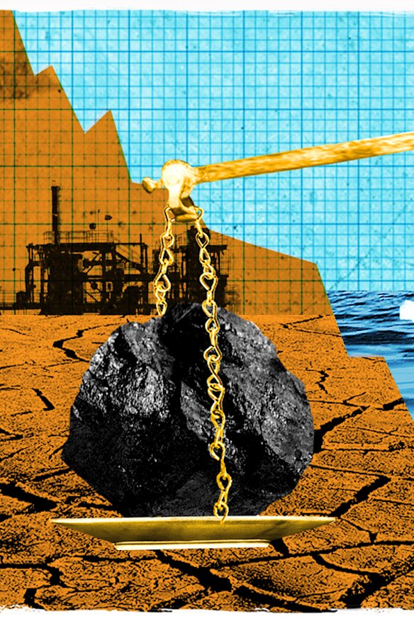 Climate change will lead to lasting change in the structure of the economy. Illustration: Dionne Gain