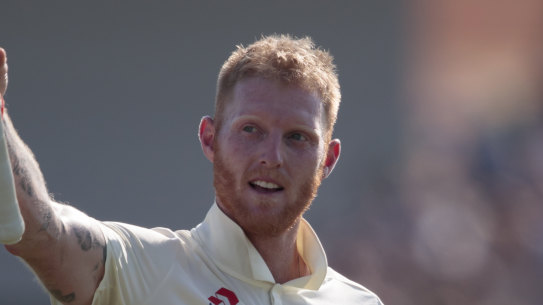 Ben Stokes makes his way from the pitch after leading England to an unlikely, historic victory.