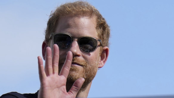 Prince Harry at the F1 Grand Prix in Austin, Texas, last year.