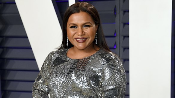 Mindy Kaling at the Vanity Fair Oscar Party.