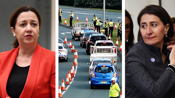 BORDER WAR: Queensland Premier Annastacia Palaszczuk (left); NSW Premier Gladys Berejiklian.