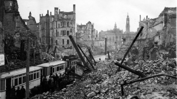 Massive explosions of huge bombs that destroyed cities such as Dresden also disturbed the ionosphere hundreds of kilometres above the earth.