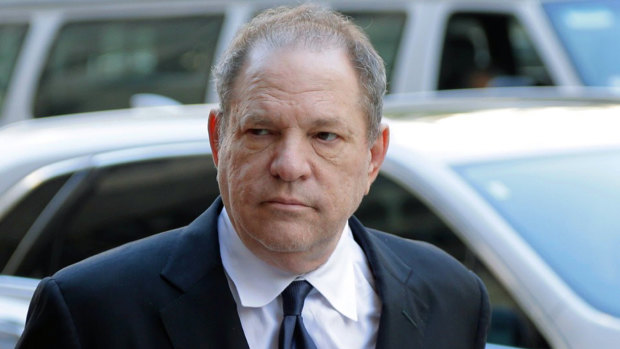 Harvey Weinstein arrives at court in New York in July last year.