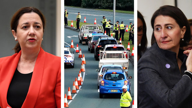 BORDER WAR: Queensland Premier Annastacia Palaszczuk (left); NSW Premier Gladys Berejiklian.