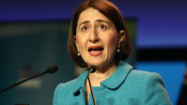 Premier Gladys Berejiklian addresses the party's state council for the first time since her historic election win.
