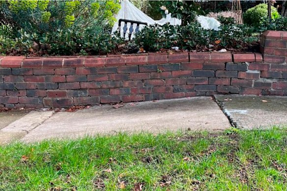 A resident in a large Melbourne council sought $10,000 for this fence damage he said was caused by roots from a council tree.