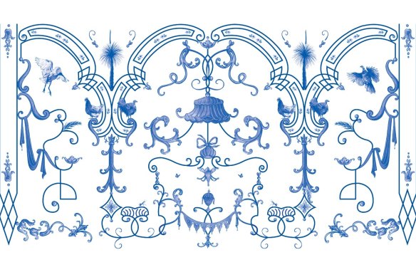 An indicative design created for Natalya Hughes: The Castle of Tarragindi.