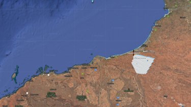 The AREH proposed site area in the Pilbara is about a tenth of the size of Tasmania.