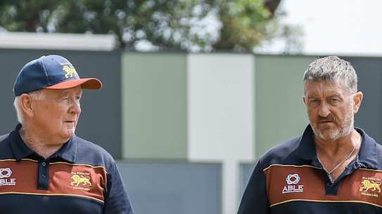 The Moe Cricket Club is stoked with the upgrades happening at Ted Summerton Reserve, secretary Ian Simpson (right) said.