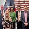 Australian MPs meet with controversial Republican congresswoman