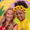 Yellow Wiggle Tsehay Hawkins with mum Robyn.