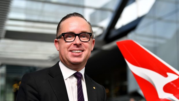 Qantas Group Chief Executive Officer Alan Joyce. The airline says Qatar is distorting the local market with below-cost tickets. 