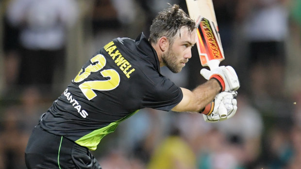 Concerned: Justin Langer is worried about the form fo Glenn Maxwell.