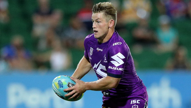 Melbourne's Harry Grant has requested a release from the Storm.