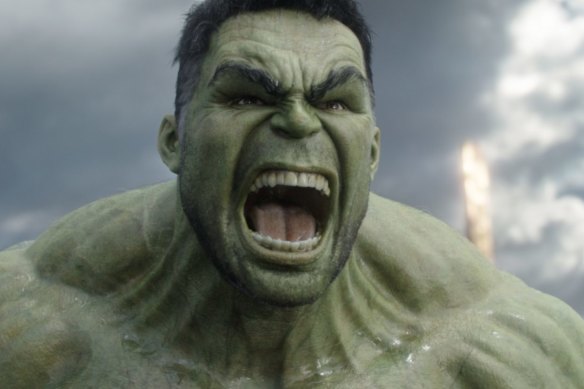 Mark Ruffalo as Hulk in the Marvel films.