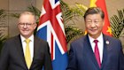 Prime Minister Anthony Albanese and the President of China, Xi Jinping in November 2024. 