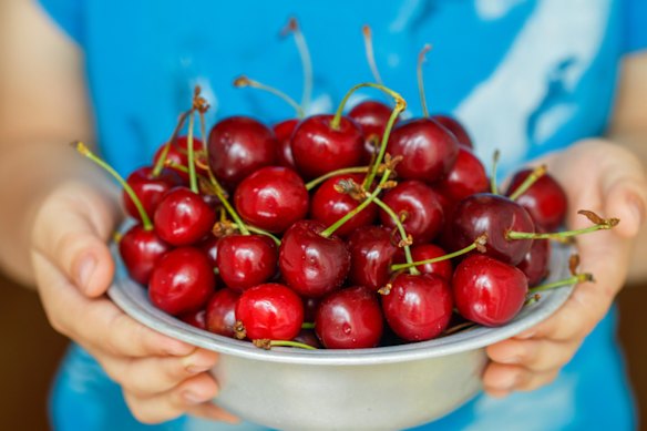 At least kids like sweet, juicy fruit (like cherries).