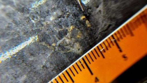 Olympio Metals has logged visible gold in quartz veining with sulphides over a 9m interval from 183m in its inaugural drillhole at the company’s Bousquet project in Quebec, Canada.