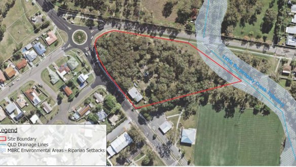 The plan for a proposed childcare centre in Deception Bay involves clearing a locally known koala corridor.