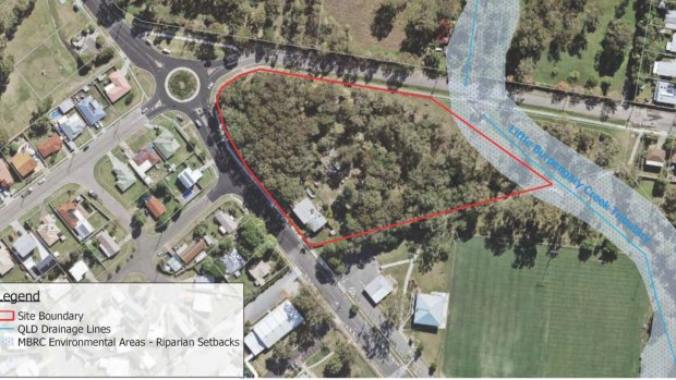 The plan for a proposed childcare centre in Deception Bay involves clearing a locally known koala corridor.