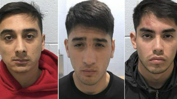 Jonathan Garay, 29, Eduardo Queralto, 22, and Kevin Castillo, 22, who were in the United States on temporary visas from Chile, were arrested on suspicion of burglary and conspiracy, the Simi Valley Police Department said. 