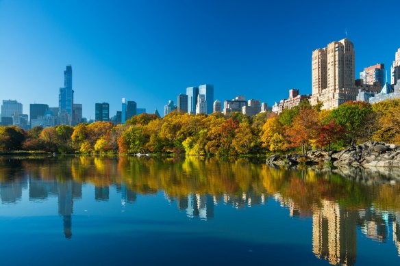 Central Park in autumn is truly spectacular.