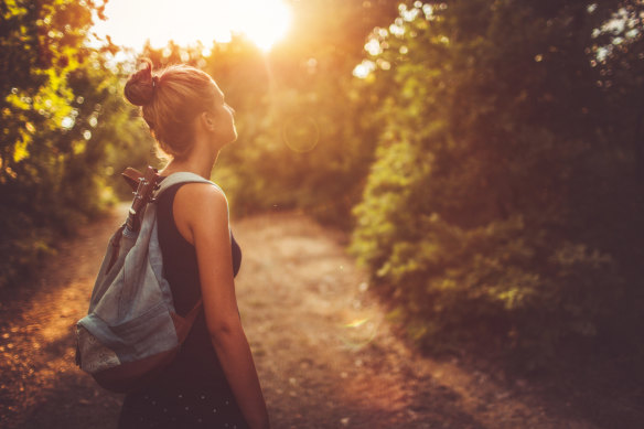 “Forest therapy is about immersing yourself or being showered in nature."