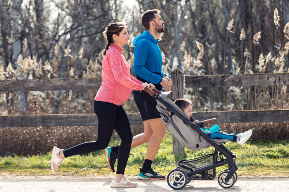 The current study and other research suggest, he says, that physical activity, before and during pregnancy, and by both the expectant mother and father, “should absolutely be encouraged.”