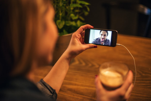 Relationship author Kerri Sackville says try not to get emotionally invested in any one person until you meet face to face.