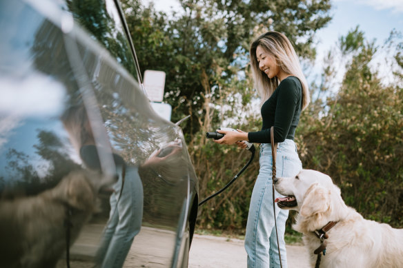 The ever-improving battery life of EVs keeps pace with Aussies on the go. Disclaimer: charging equipment sold separately.