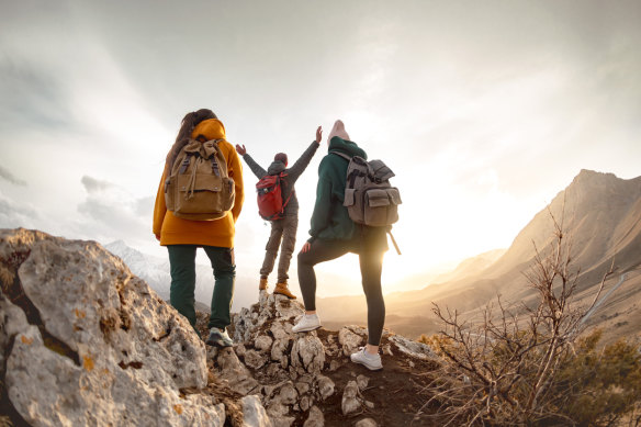 Health resorts often offer activities such as mountain hikes, but enjoying each other’s company is just as satisfying.