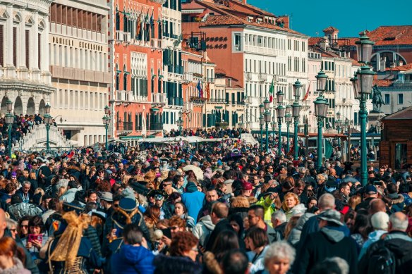 Venetians complain about overtourism but happily exploit visitors. 