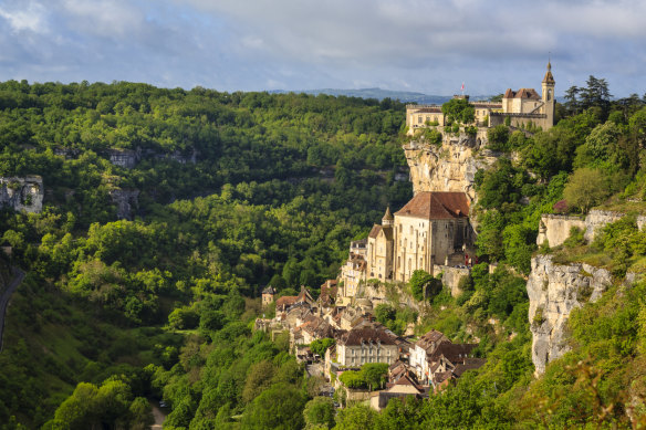 Rocamadour – one of the most beautiful and most visited medieval villages in France.