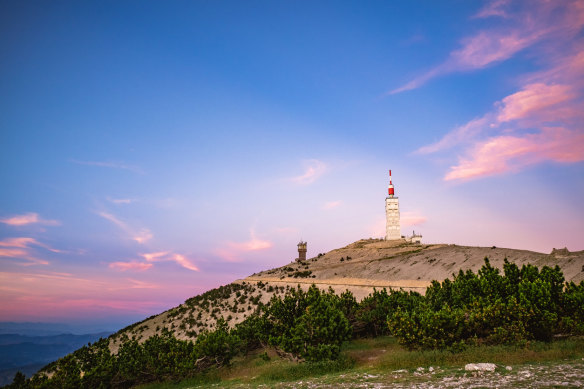 Mont Ventoux, the scene of one of the most gruelling climbs of the Tour de France.