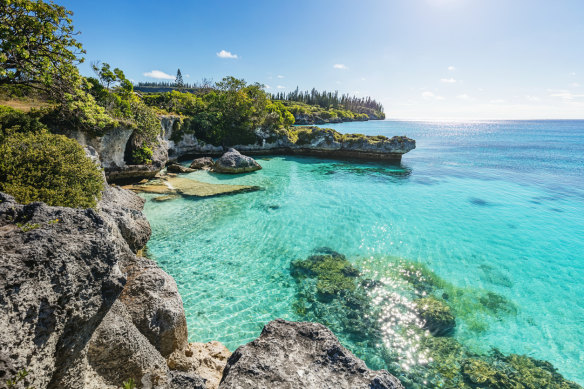 Expect cliched blue lagoons in New Caledonia.