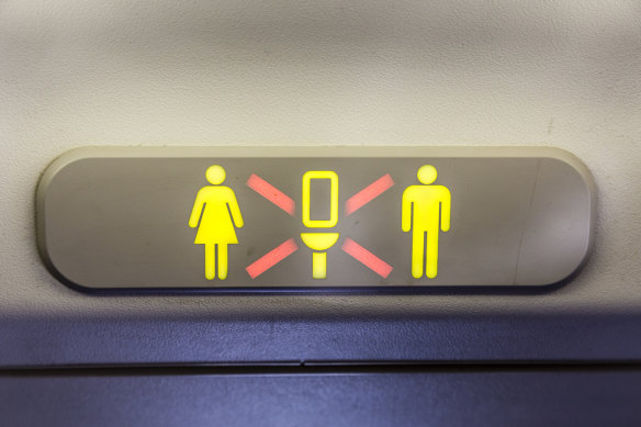 There are no specific rules about how many toilets an airline needs to provide on board.