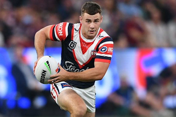 Newcastle’s Sandon Smith during his Roosters “apprenticeship”.