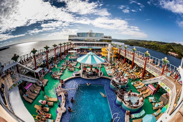 Get involved in cruise ship activities, Daniela says.
